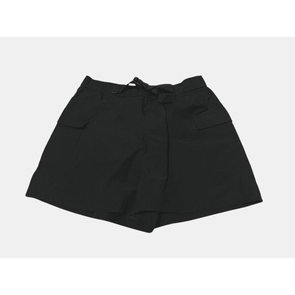 Halara Waterproof High Waisted Belted Pocket Hiking Cargo Shorts Sz Large Black - Picture 10 of 14